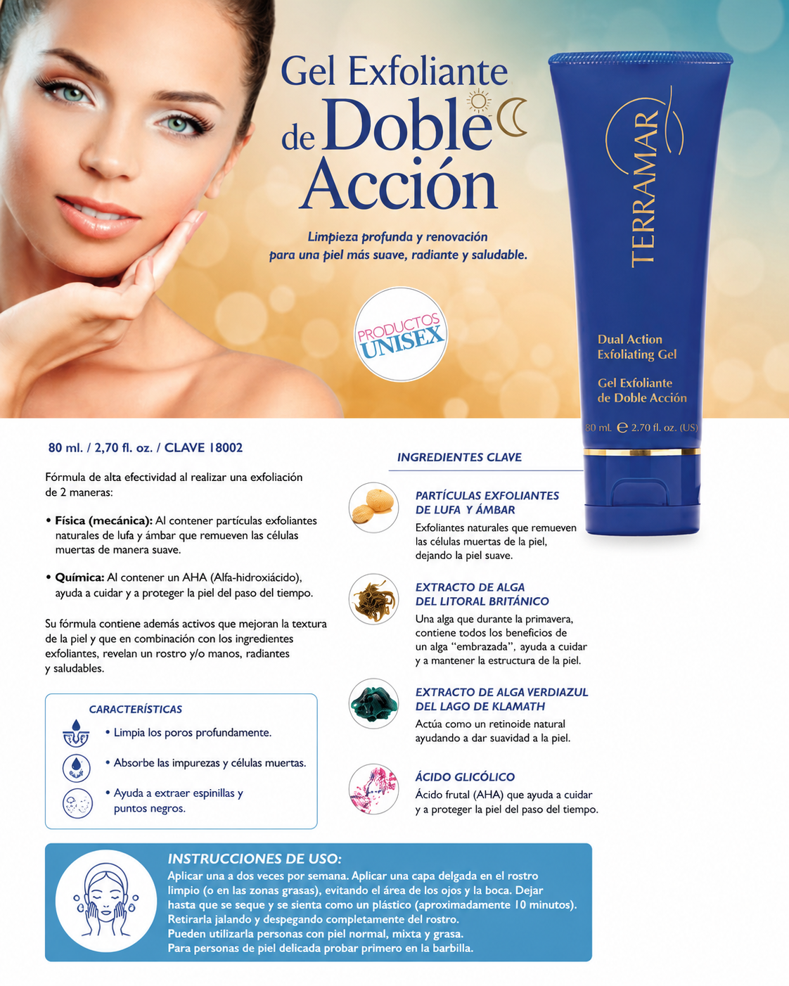 Gel Exfoliante de Doble Acción
