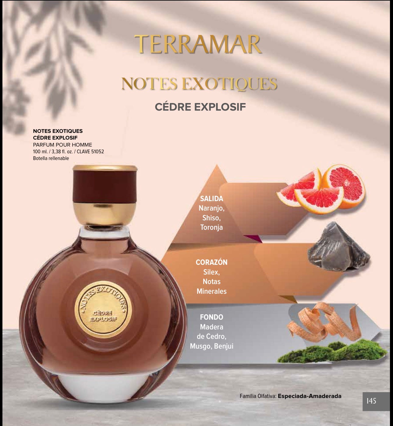 Perfume Notes Exotiques Cédre Explosif | Terramar