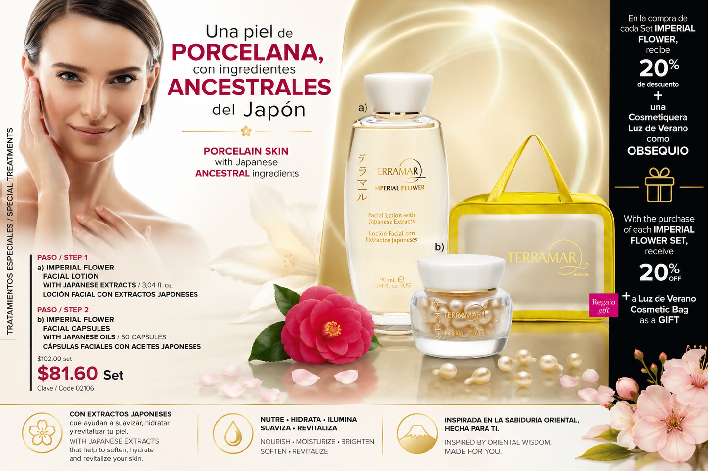 Imperial Flower | Set Facial con Extractos Japoneses | Terramar