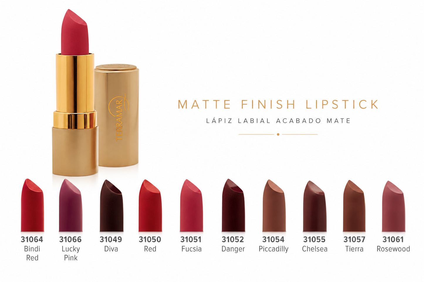 Lápiz Labial Acabado Mate | Terramar