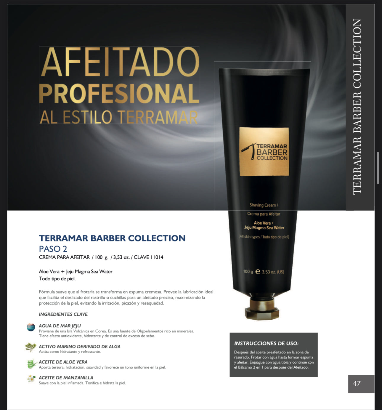 Barber Collection Paso 2 – Crema Para Afeitar de Terramar