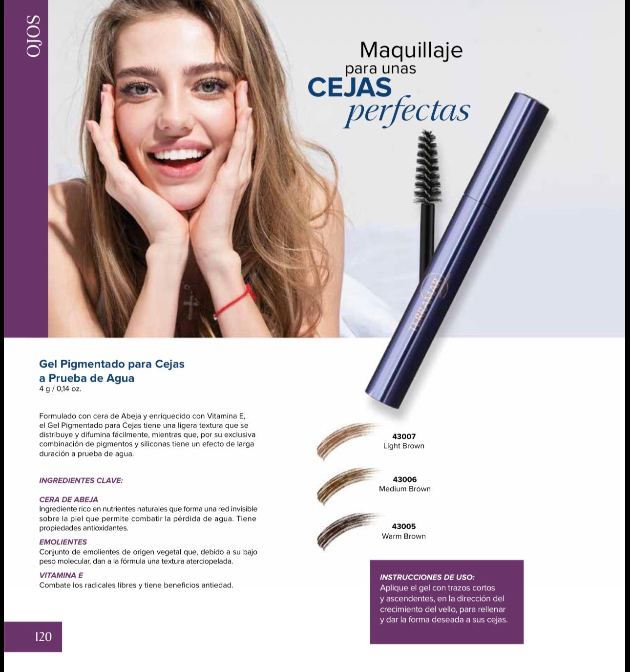 Gel Pigmentado para Cejas a Prueba de Agua | Terramar