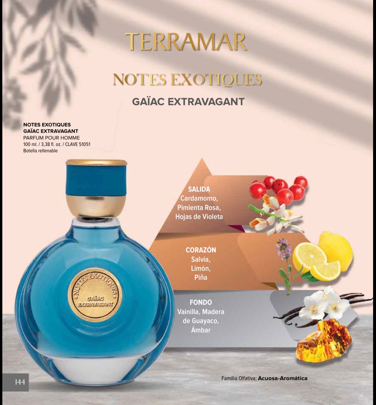 Perfume Notes Exotiques Gaïac Extravagant | Terramar