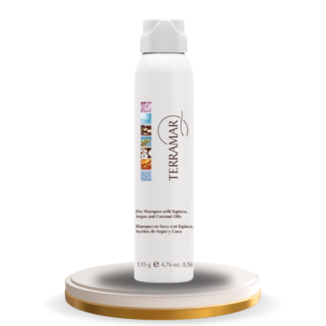 Shampoo en seco con Tapioca, Aceites de Argán y Coco