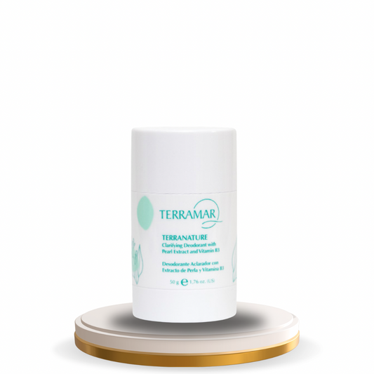 Terranature Desodorante Aclarador con Extracto de Perla y Vitamina B3 de Terramar
