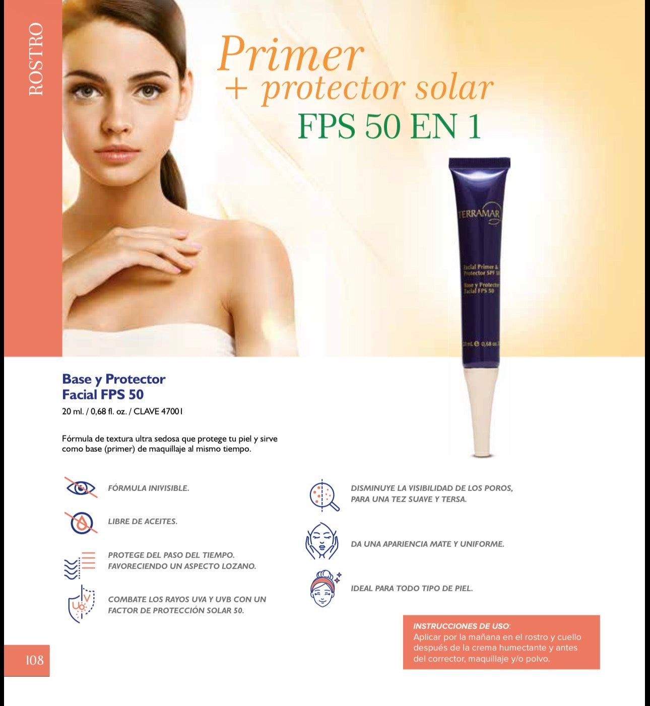 Facial Primer & Protector FPS 50 | Terramar