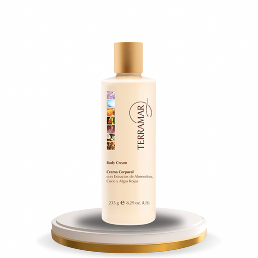 Crema Corporal con Extractos de Almendras, Coco y Algas Rojas | Terramar