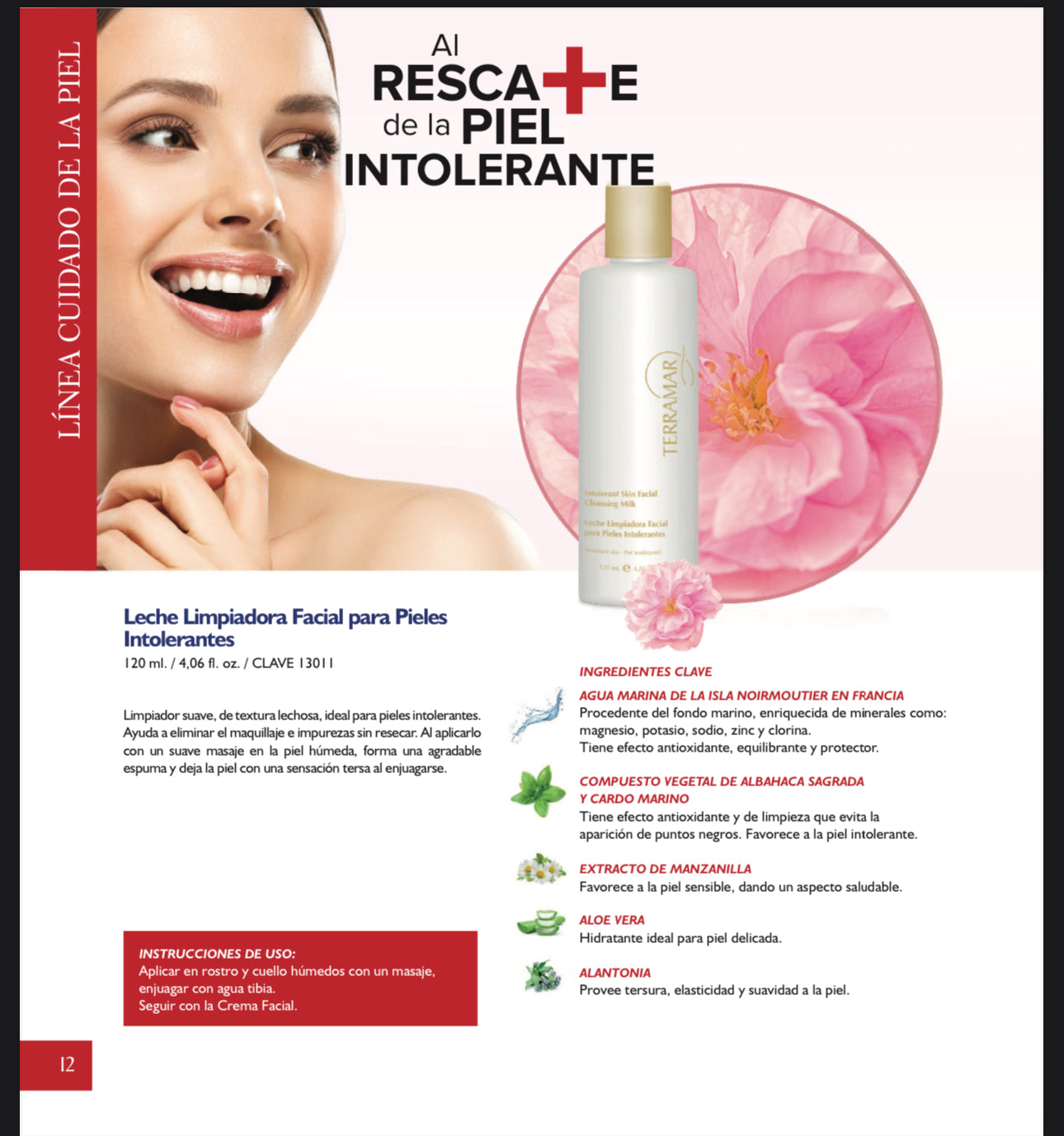 Leche Limpiadora Facial para Pieles Intolerantes | Limpieza Suave