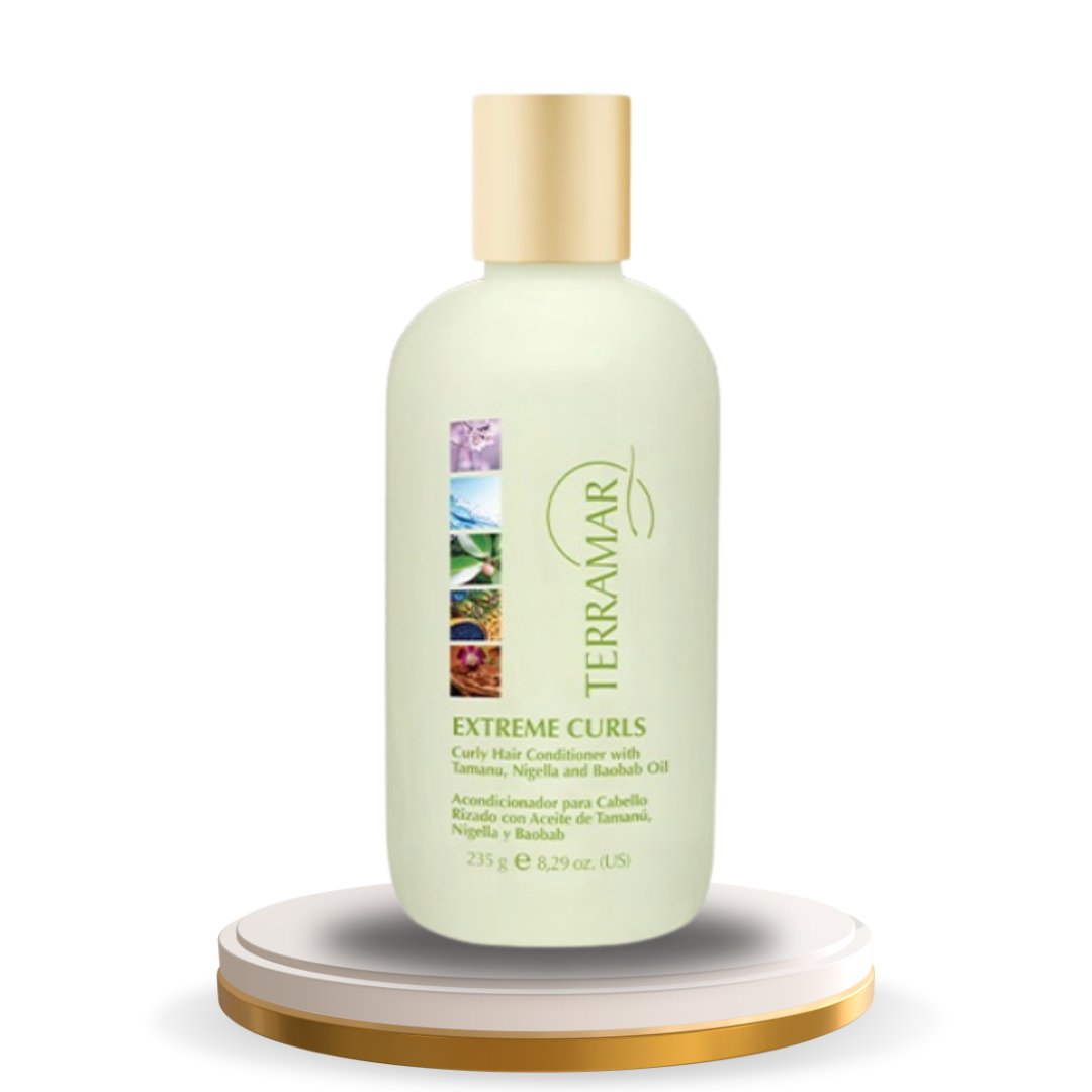 Acondicionador para Cabello Rizado con Aceite de Tamanú, Nigella y Baobab 8,29 oz.
