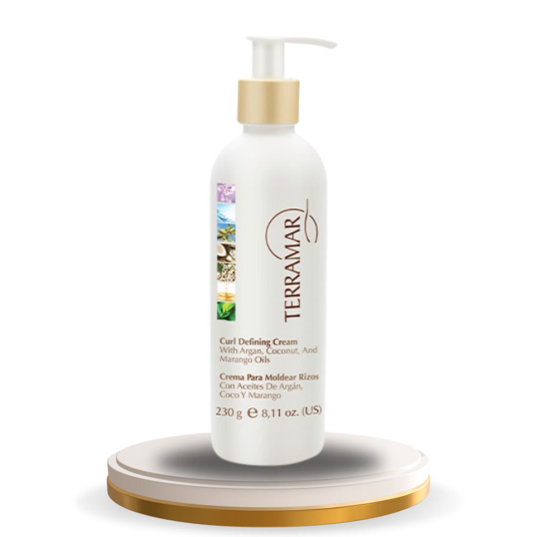 Crema para Moldear Rizos con Aceites de Argán, Coco y Marango
