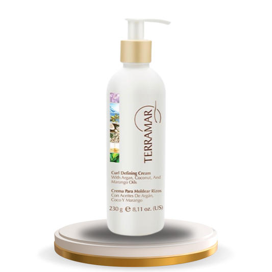 Crema para Moldear Rizos con Aceites de Argán, Coco y Marango