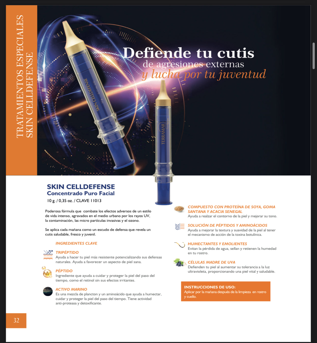 SKIN CELLDEFENSE Concentrado Puro Facial