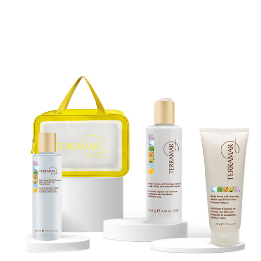 Colección Tropical | Set Corporal con Extractos Naturales de Guanábana, Melón y Tuna | Terramar