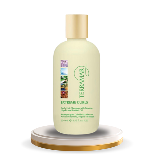 Shampoo para Cabello Rizado con Aceite de Tamanú, Nigella y Baobab 250 ml. /8,45 fl. oz.
