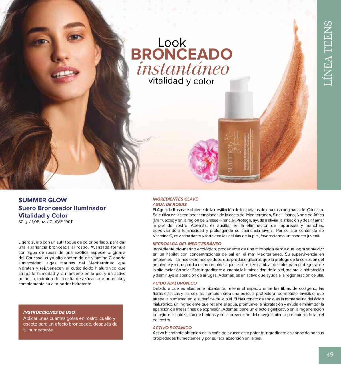 Summer Glow Suero Bronceador Iluminador Vitalidad y Color de Terramar