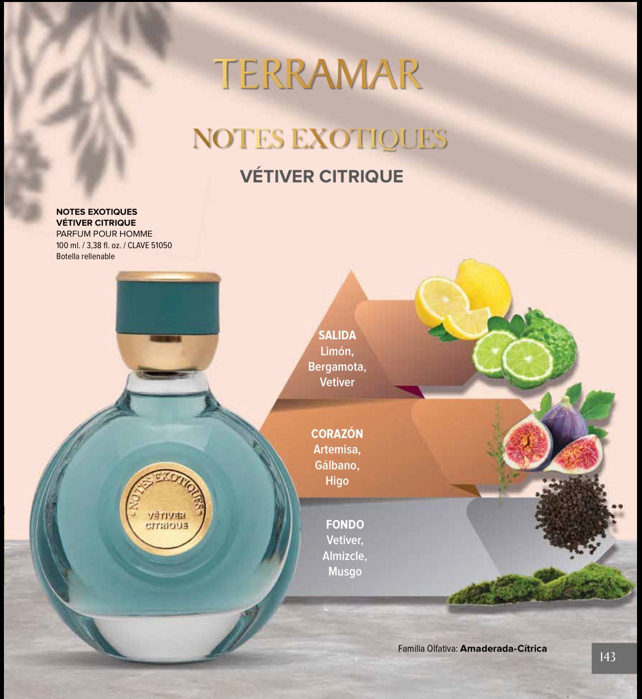 Perfume Notes Exotiques Vétiver Citrique | Terramar