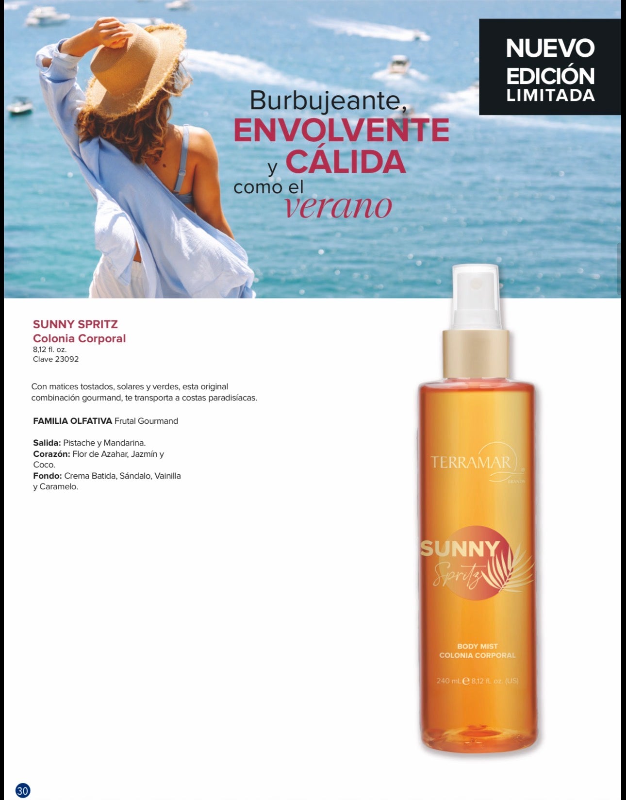 Sunny Spritz Body Mist by Terramar | Colonia Corporal