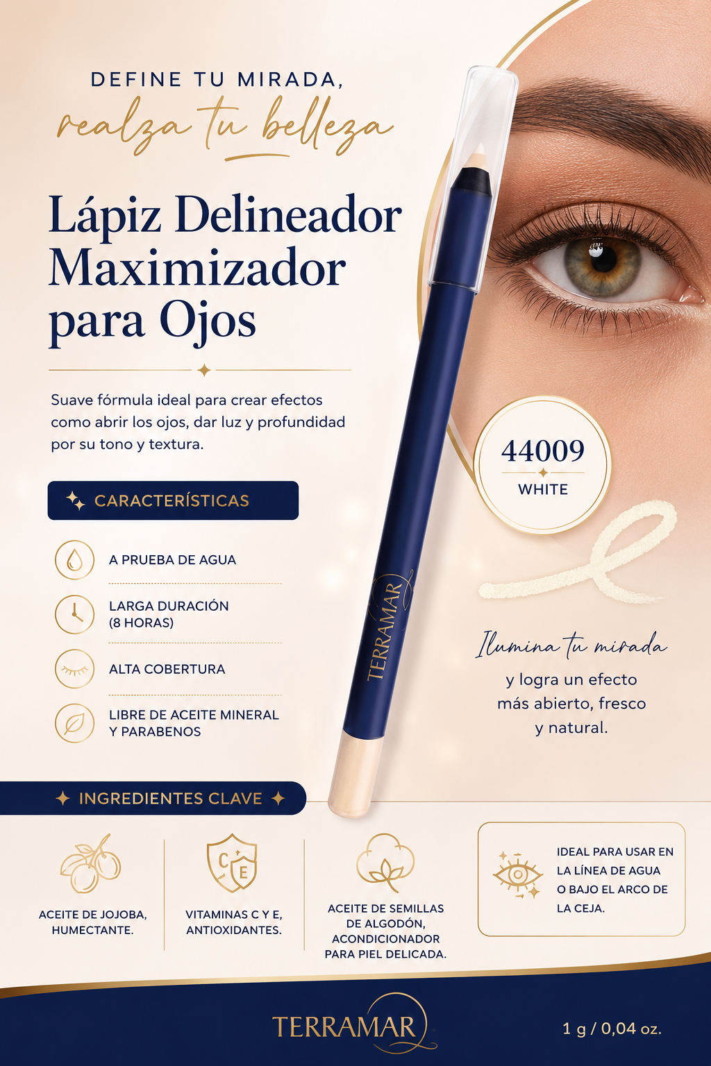 Lápiz Delineador Maximizador para Ojos | Terramar