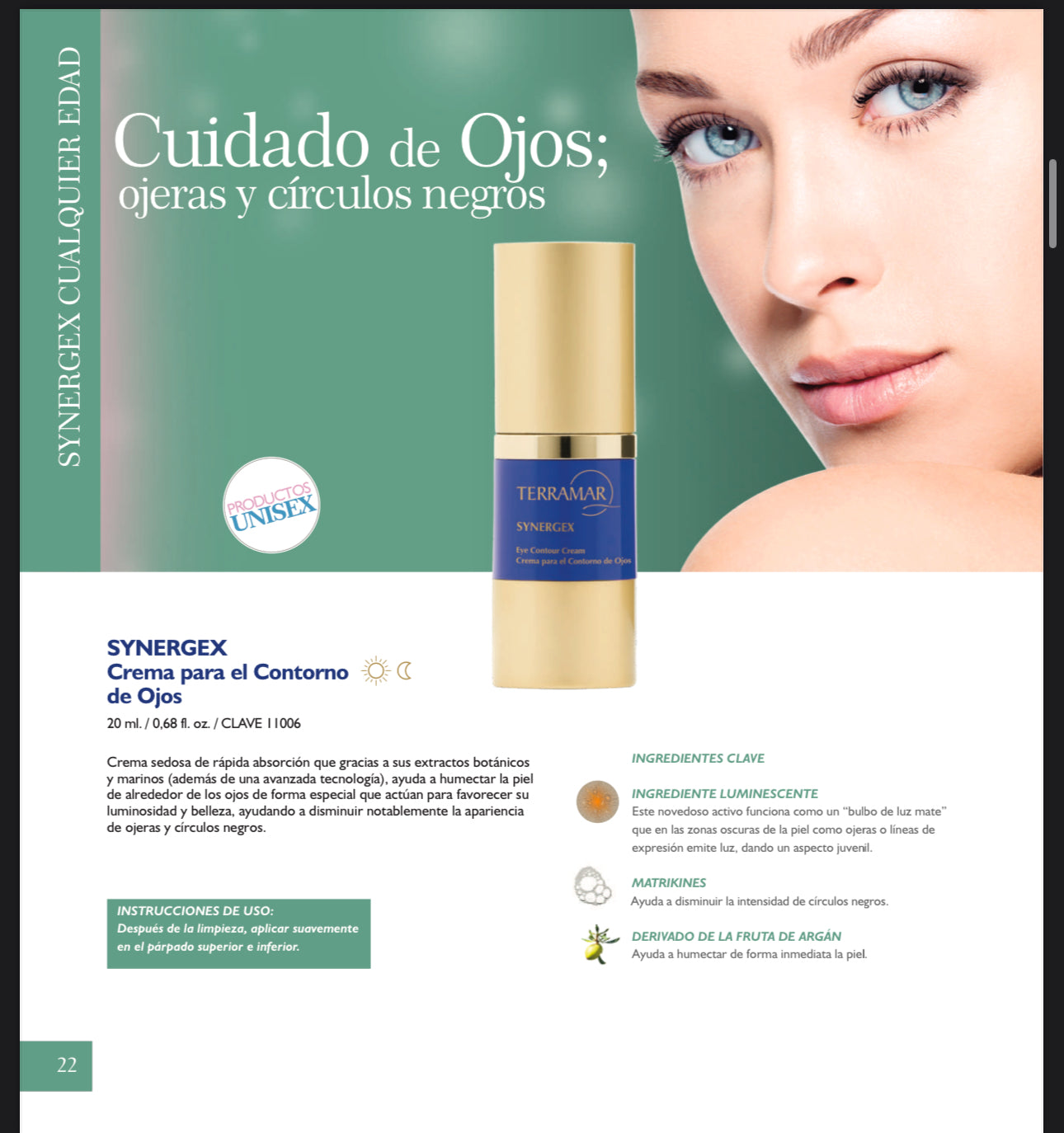 SYNERGEX Crema para el Contorno de Ojos