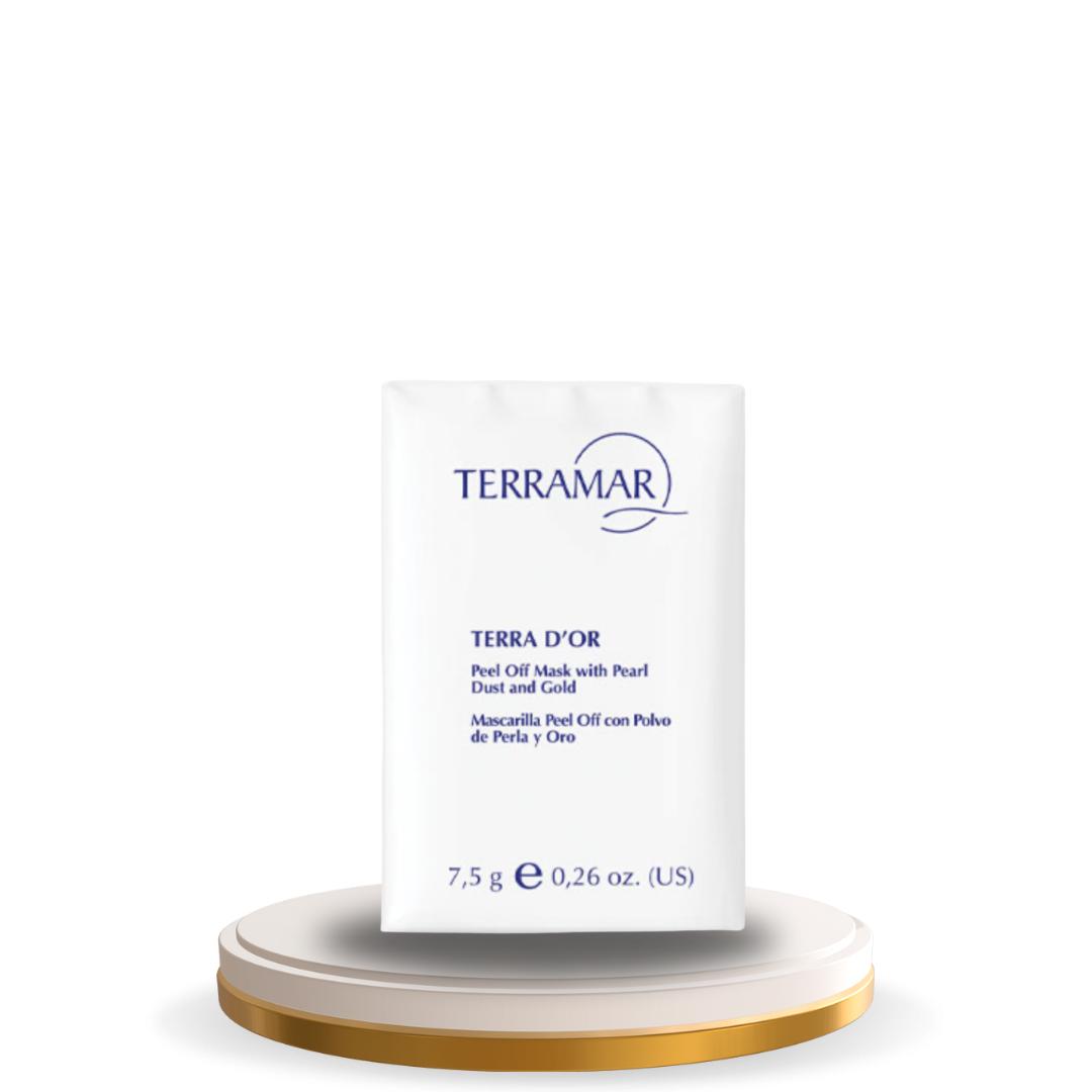 TERRA D’OR Mascarilla Peel Off con Polvo de Perla y Oro