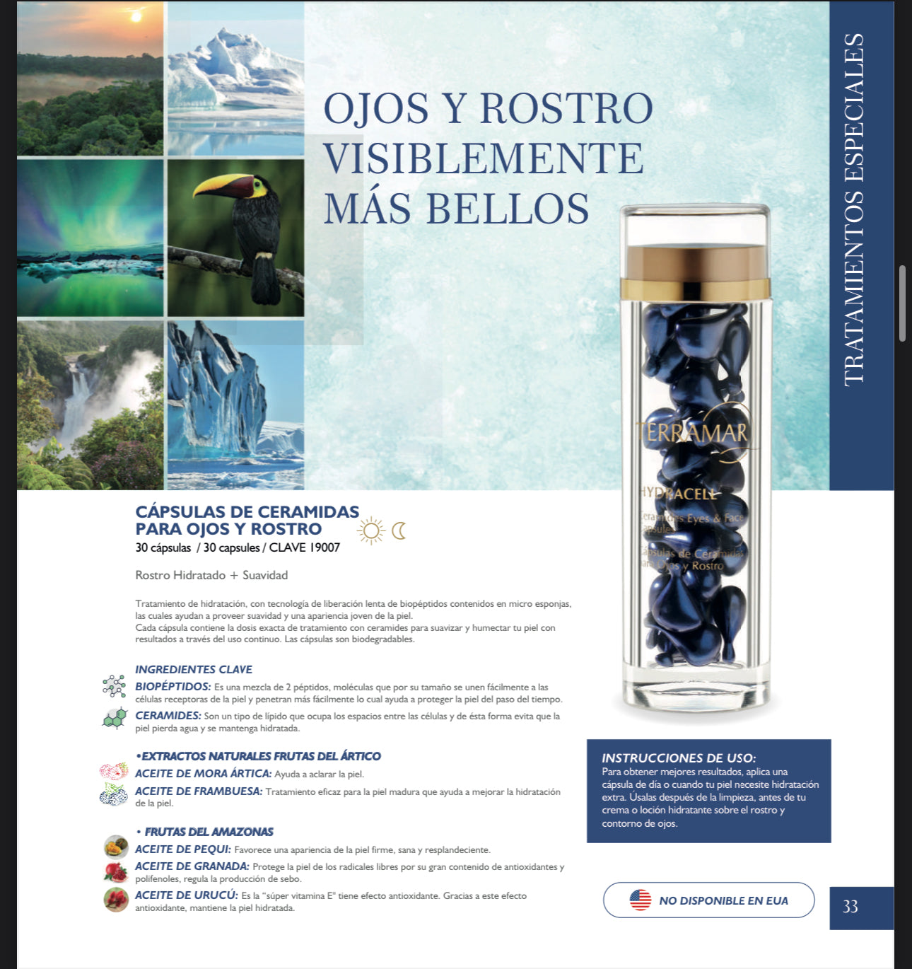 HYDRAGENICS CAPSULAS DE CERAMIDAS PARA OJOS Y ROSTRO 30 capsulas