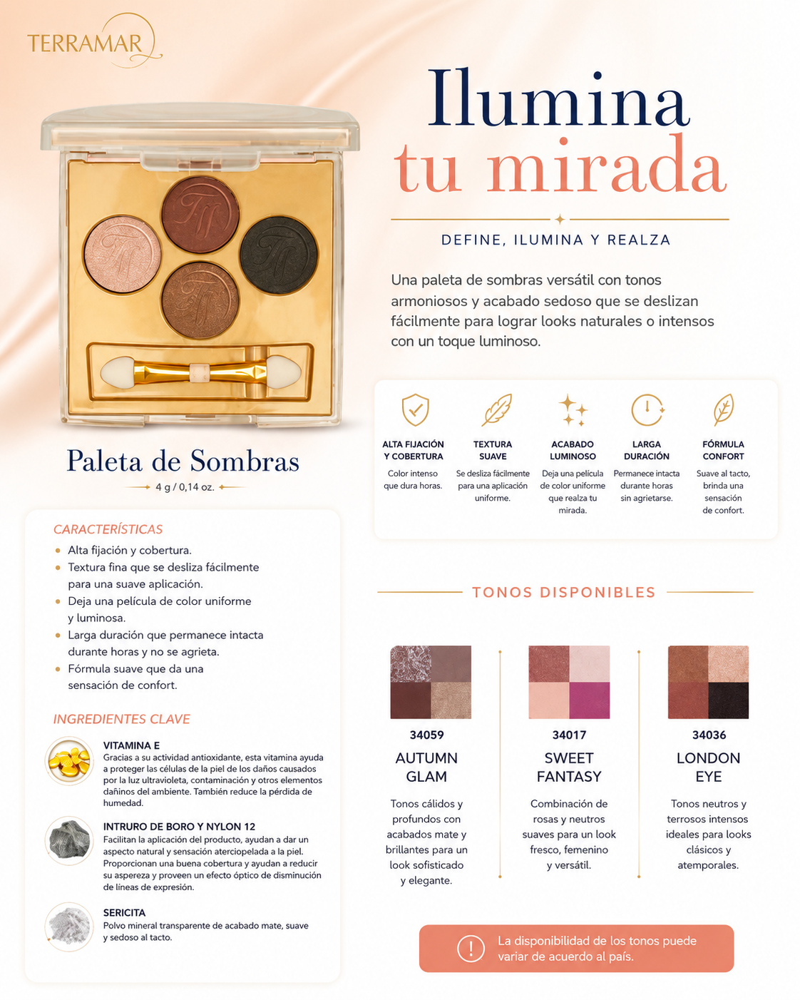 Paleta de Sombras London Eye | Terramar